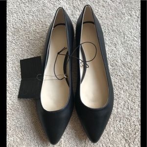 Black Pointed Toe Flats